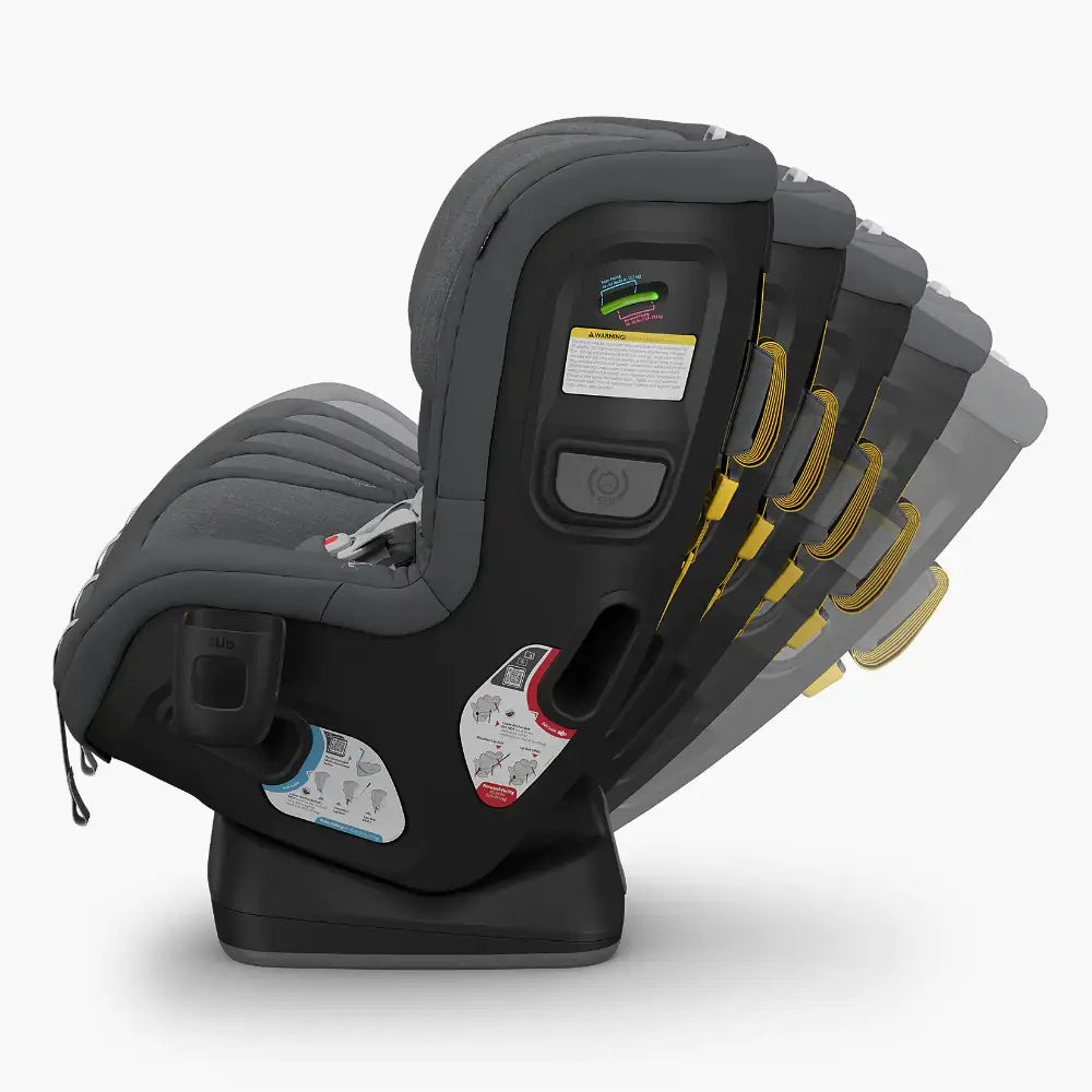 UPPAbaby Rove Convertible Car Seat, Rear &amp; Forward Facing,  QuickGuard 3-Step Installation, Side Impact Protection, 1-6 years(6.4–29.5 kg) - Charcoal Melange
