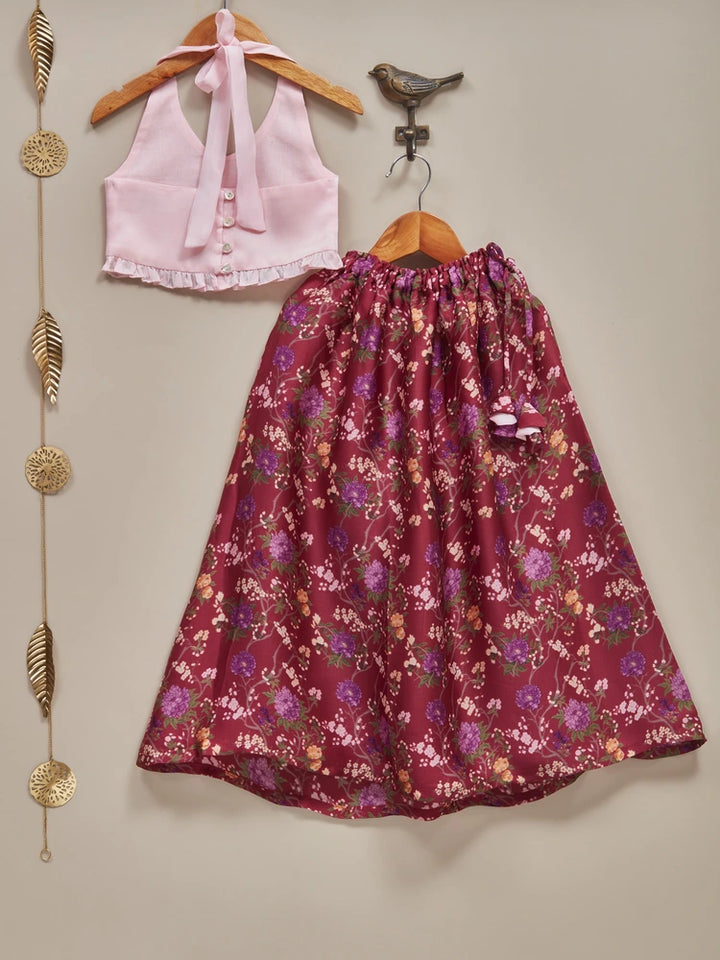 Liz Jacob Girls | Pure Mulberry-Silk Ethnicwear | Kesar