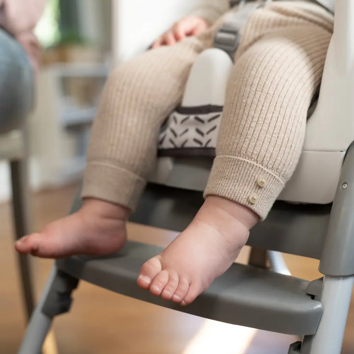Ingenuity Trio Foldaway 6-in-1 High Chair with Booster Seat, Toddler Chair &amp; Foldable Space-Saving Design - Quill