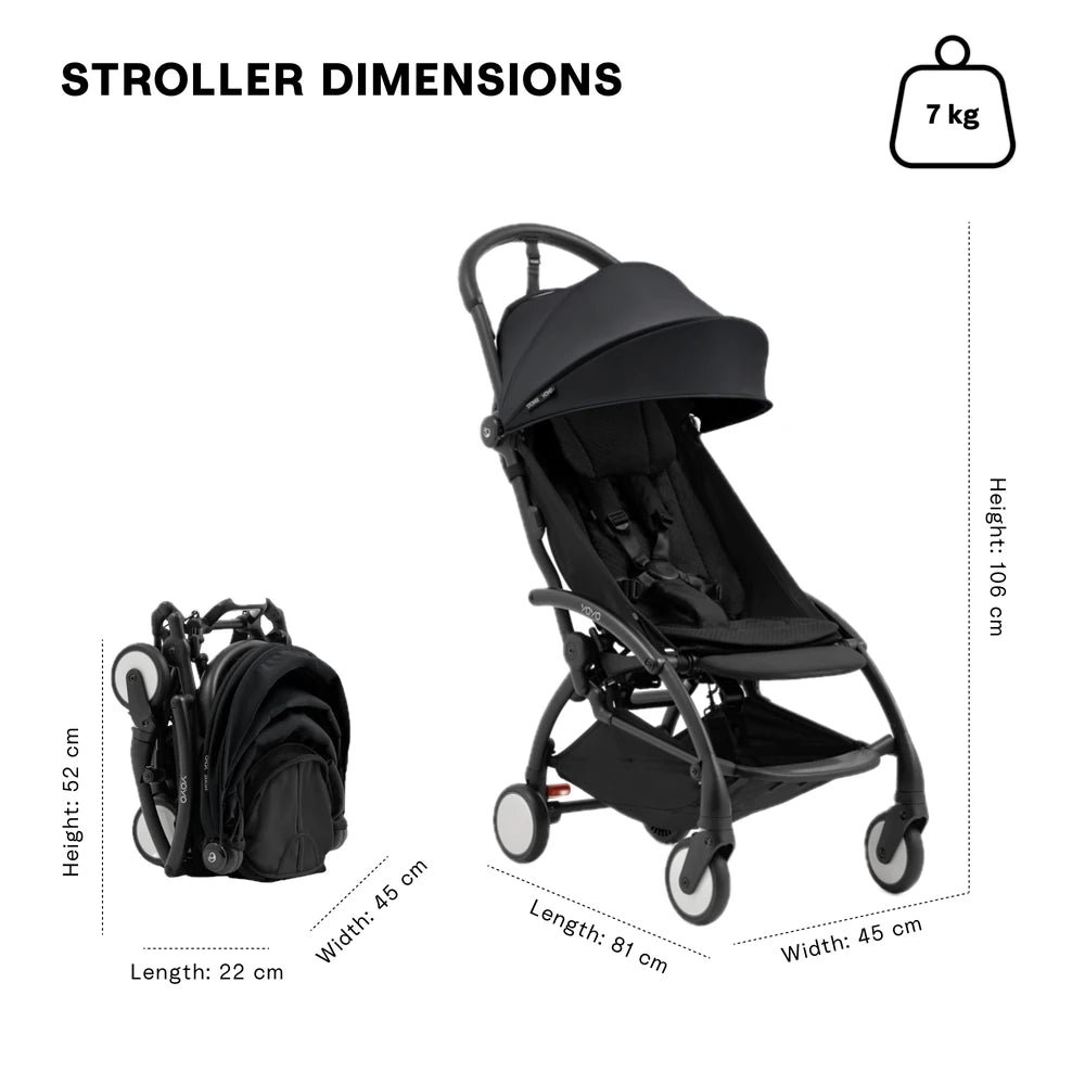 Stokke YOYO 5 Stroller (6M+) - Black