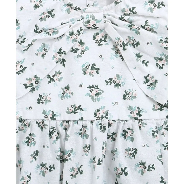 Sweetlime By AS Black &amp; Green Floral Print Organic Cotton Co-ord Set
