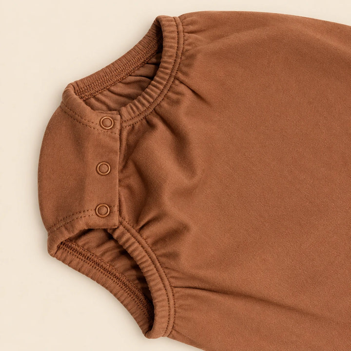Faura Unisex Banana Cotton Feeling Blessed Romper - Brown