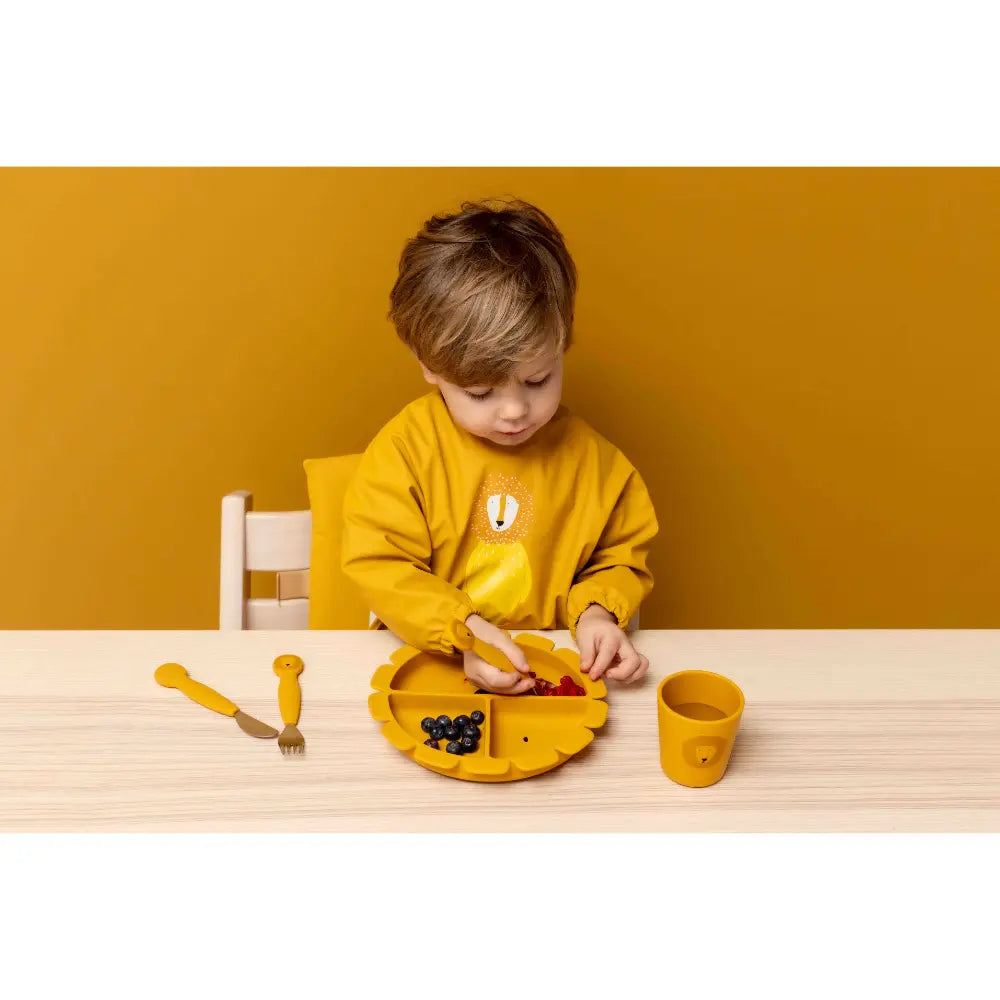 Trixie Waterproof Long Sleeve Bib - Mr. Lion