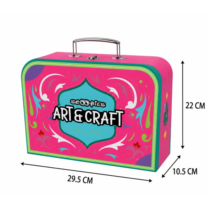 Scoobies 7-in-1 Art &amp; Craft Kit with Canvas &amp; Diamond Art Kids