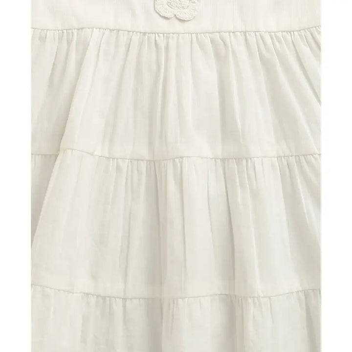 Sweetlime By As Snowdrop Sweetheart Organic Cotton Dress – White