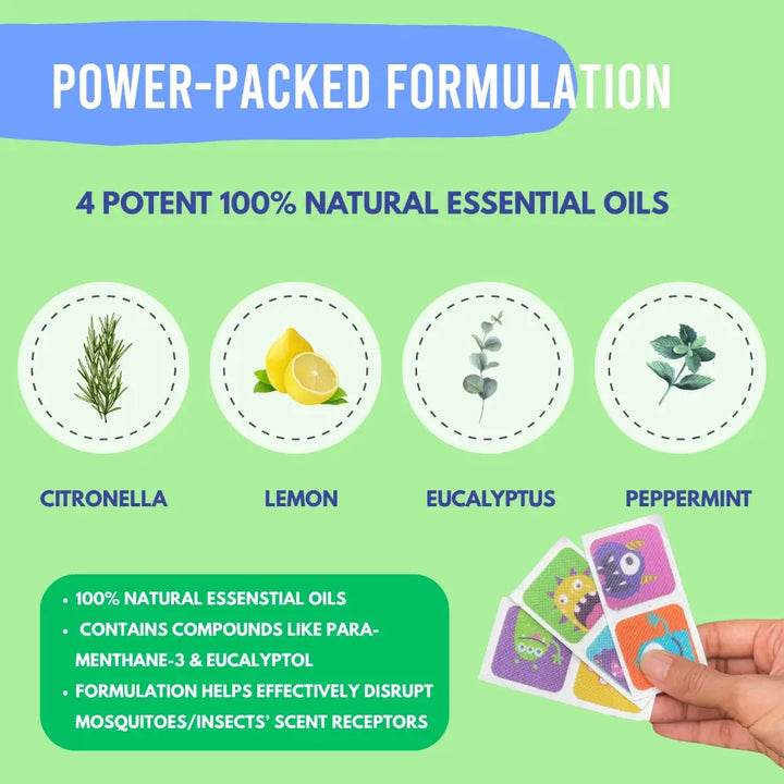 Ouchie Mosquito Repellent Patches - (24 Patches)