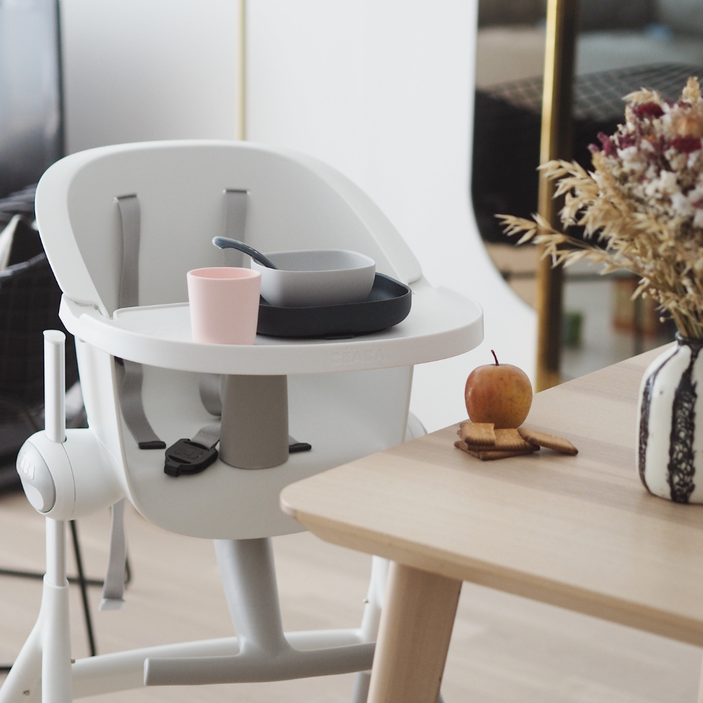 Beaba Up&Down High Chair - Grey/White