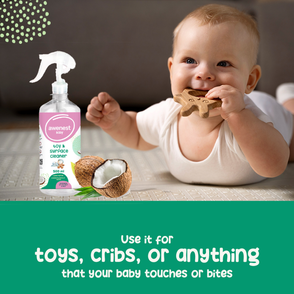 awenest Baby Toy and Surface Cleaner - 100% Plant-based, 500 ml