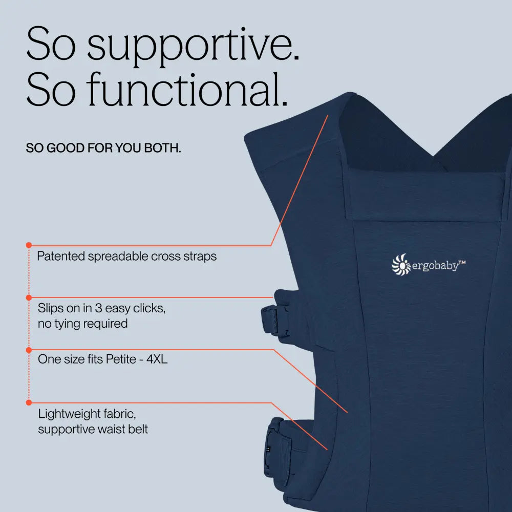 ergobaby cozy newborn carrier Ergobaby Embrace Newborn Baby Carrier, Soft, Cosy & Lightweight Newbor – AllThingsBaby.com