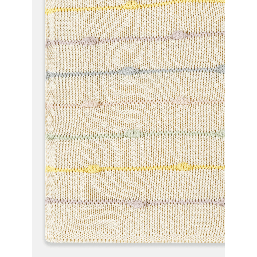 The Baby Trunk Organic Rainbow &amp; Dots Baby Blanket Gift Box Set (Pack Of 2) Newborn Baby Care Soft Comfort