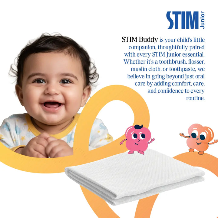 STIM Junior Toddler Kit | Silicone Mouth Brush | 6-24 Months