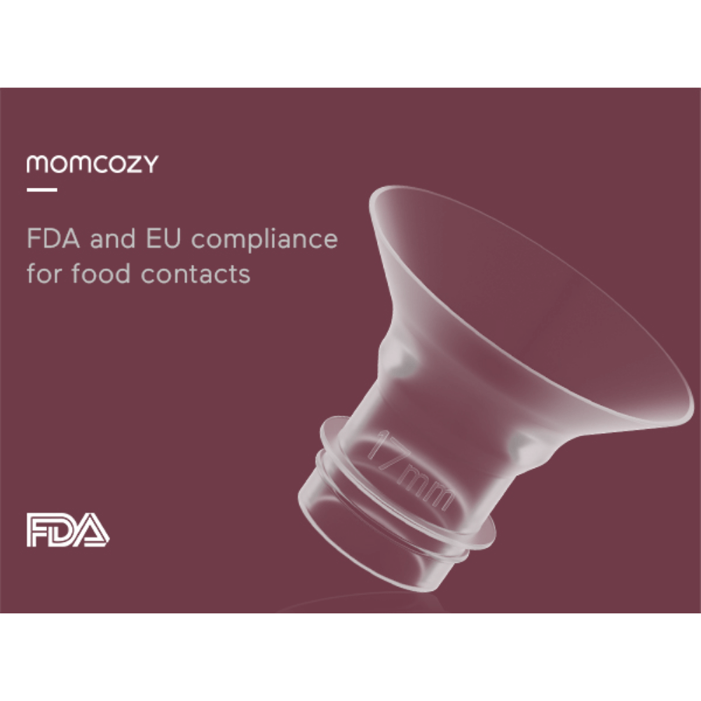 Momcozy Breastfeeding Access Flange Insert for S9 Pro/S12 Pro - Transparent