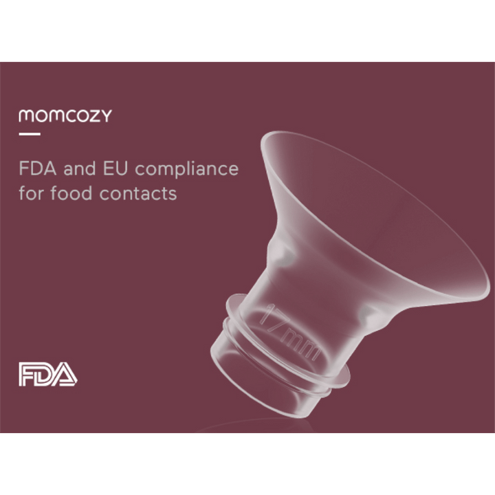 Momcozy Breastfeeding Access Flange Insert for S9 Pro/S12 Pro - Transparent