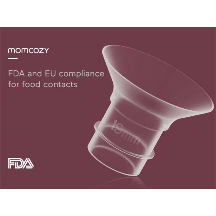 Momcozy Breastfeeding Access Flange Insert for S9 Pro/S12 Pro - Transparent