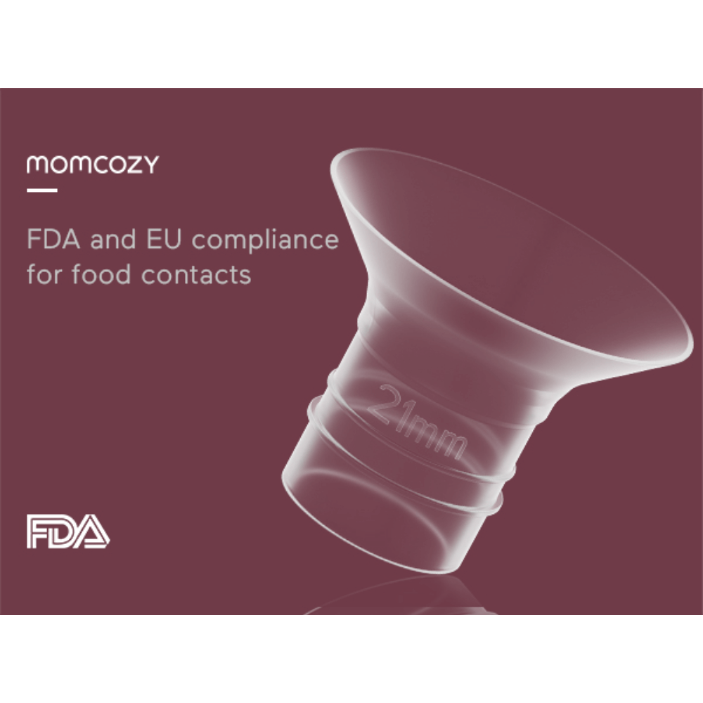 Momcozy Breastfeeding Access Flange Insert for S9 Pro/S12 Pro - Transparent