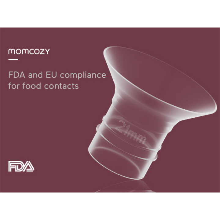 Momcozy Breastfeeding Access Flange Insert for S9 Pro/S12 Pro - Transparent