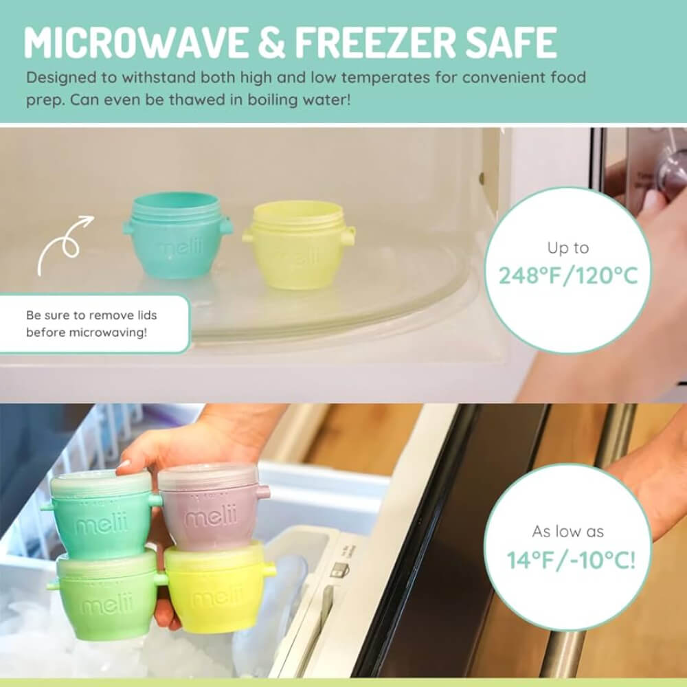 Melii Silicone Snap &amp; Go Pods - 4 piece set