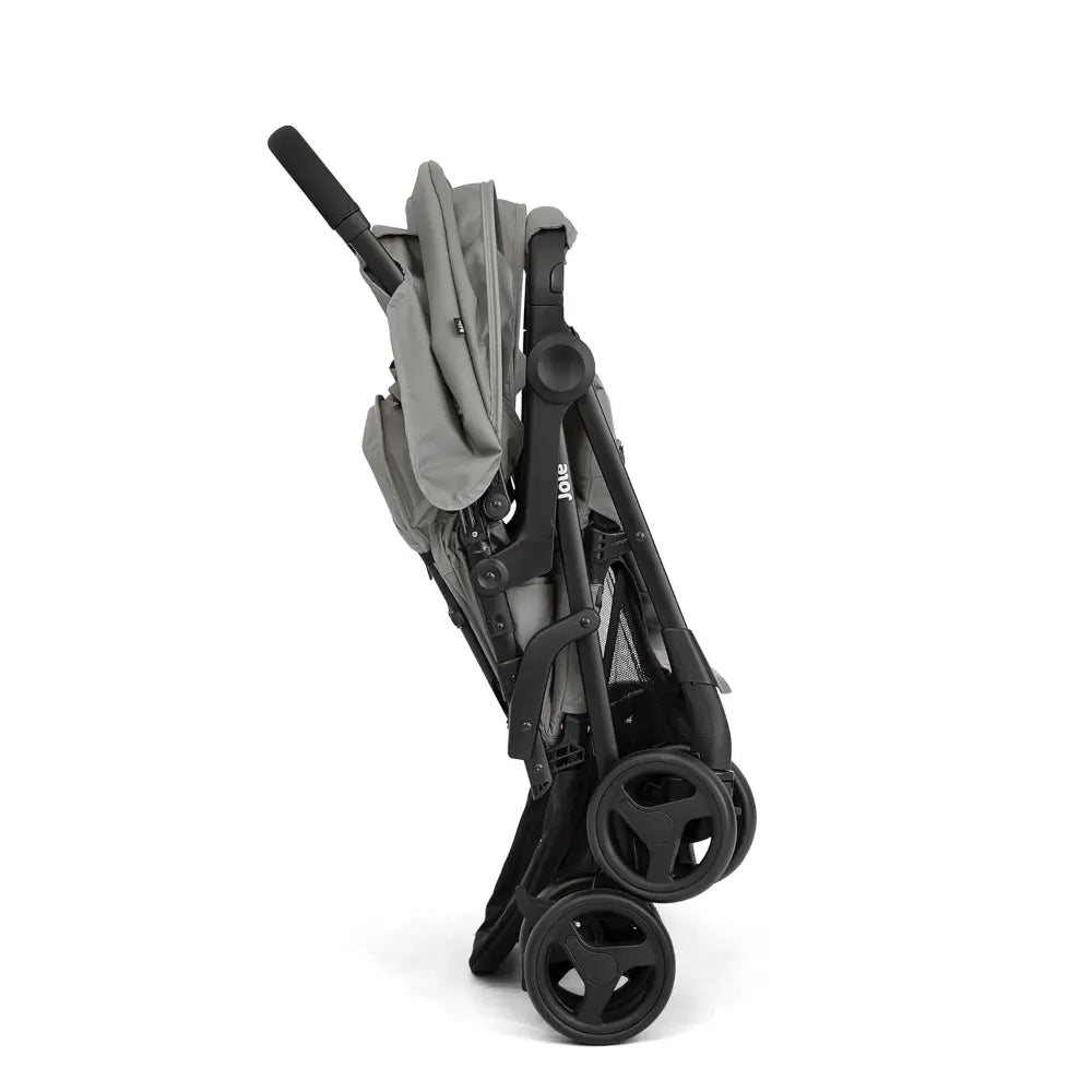 Joie Aire Twin Stroller with Rain Cover - Pebble