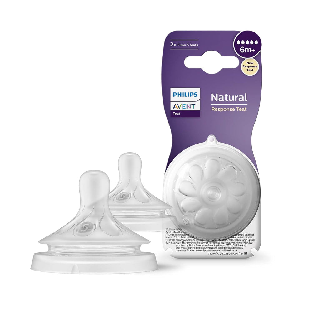 Philips Avent Natural Response Bottle Teat (Pack of 2)