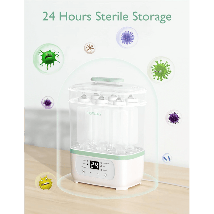 Momcozy Sterilizers &amp; Warmer 8 in 1 Sterilizer and Dryer - White