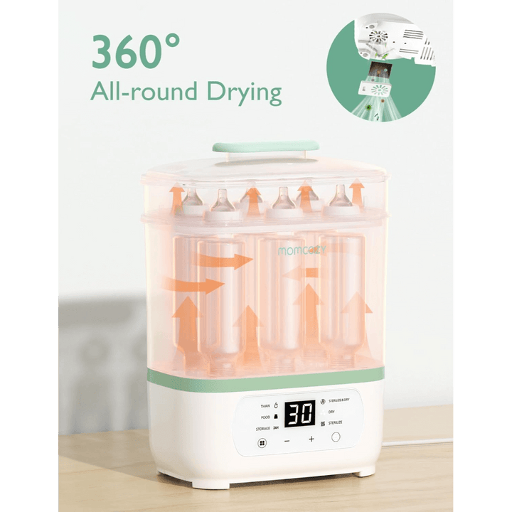 Momcozy Sterilizers &amp; Warmer 8 in 1 Sterilizer and Dryer - White