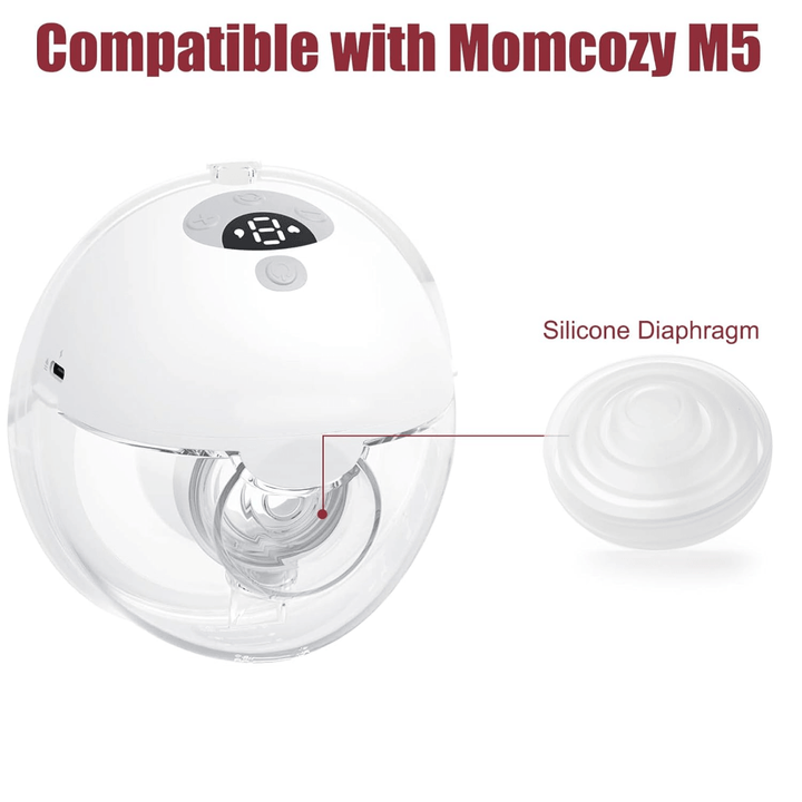Momcozy Breastfeeding Access Silicone Diaphragm for M5*2 - Transparent