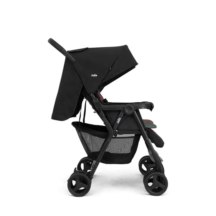 Joie Aire Twin Stroller with Rain Cover - Shale