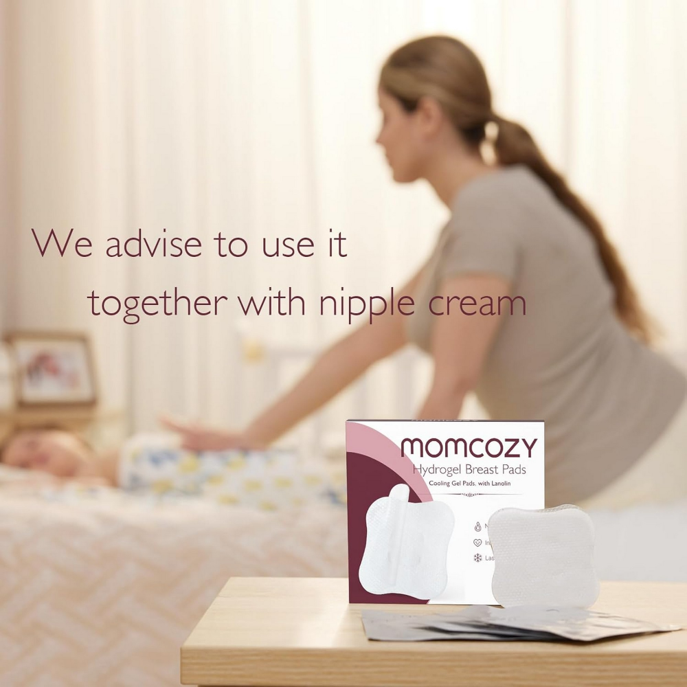 Momcozy Maternity Soothing Gel Pads White