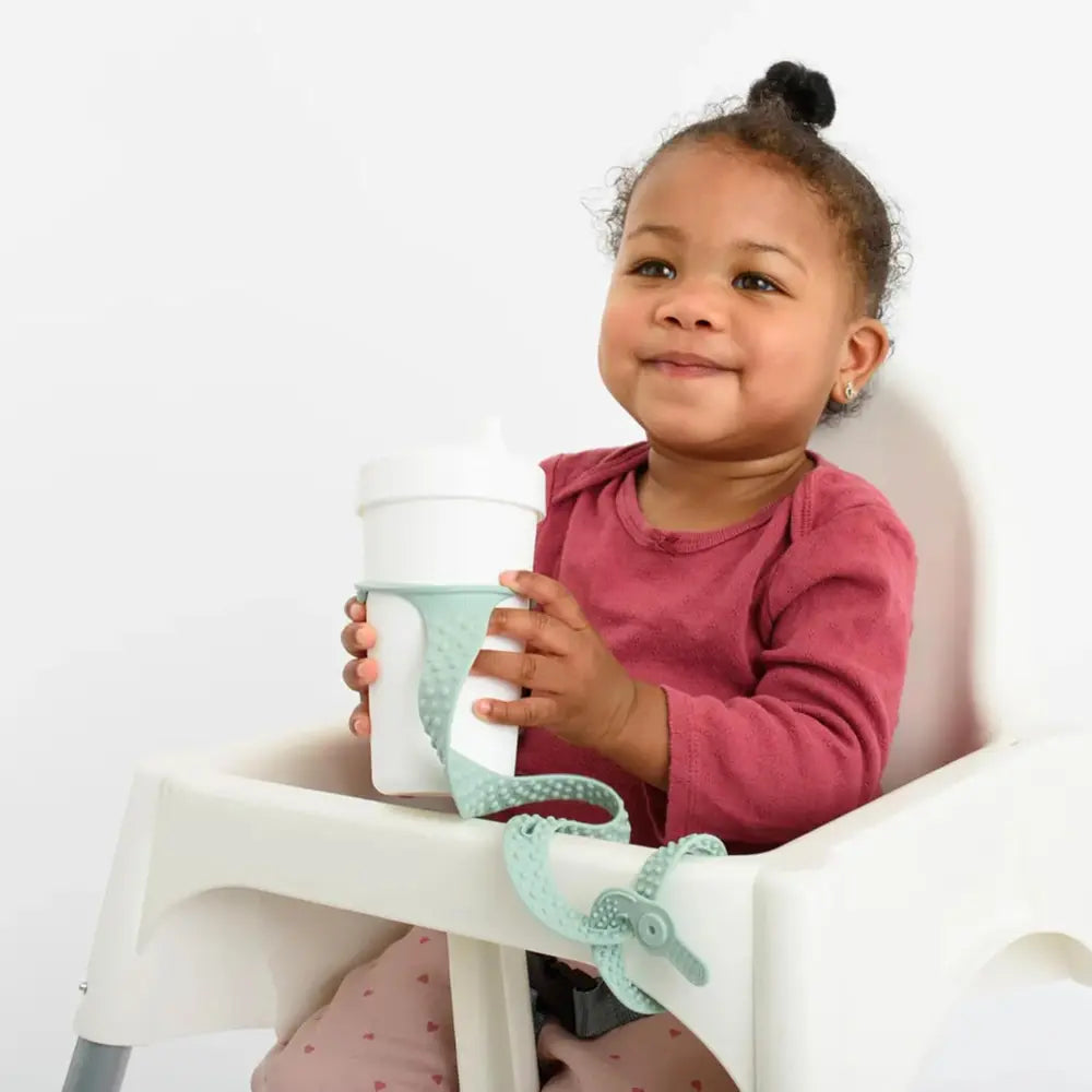 Infantino Sippigrip Silicone - Sage Green