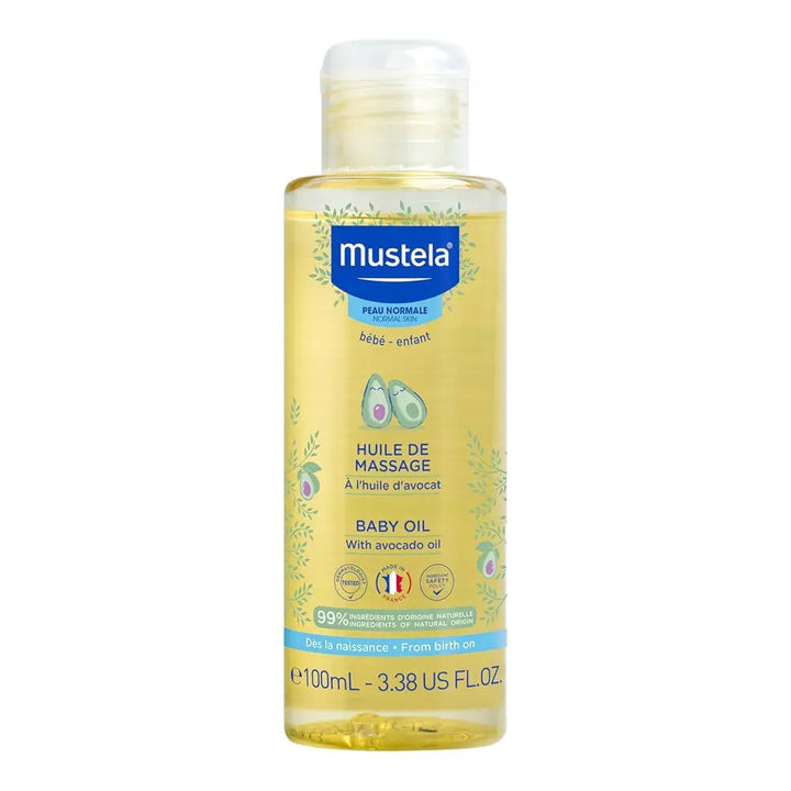 Mustela Baby Massage Oil With Avocado - 100ml