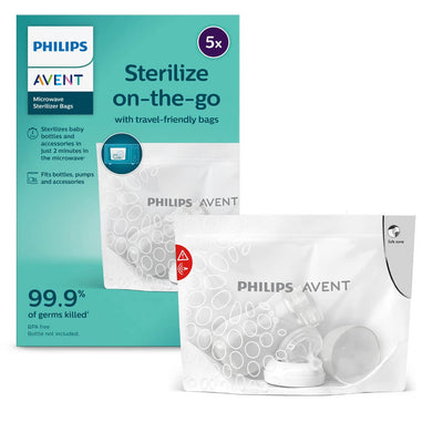 Philips Avent Microwave Sterilizing Bags - 5 count