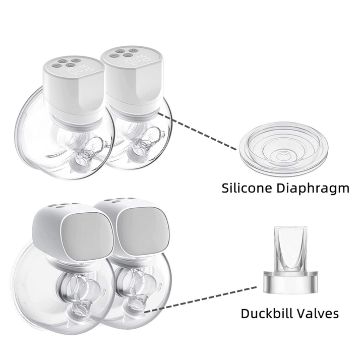 Momcozy Breastfeeding Access Silicone Diaphragm + Valve  for S9 Pro/S12 Pro - Transparent