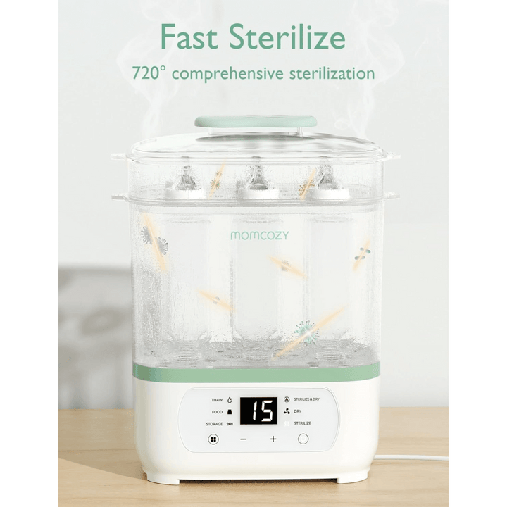 Momcozy Sterilizers &amp; Warmer 8 in 1 Sterilizer and Dryer - White