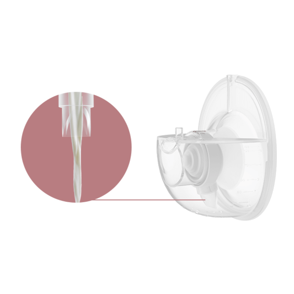 Momcozy Breastfeeding Access Duckbill Valve for M5*4 - Transparent