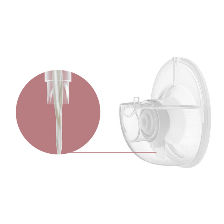Momcozy Breastfeeding Access Duckbill Valve for M5*4 - Transparent