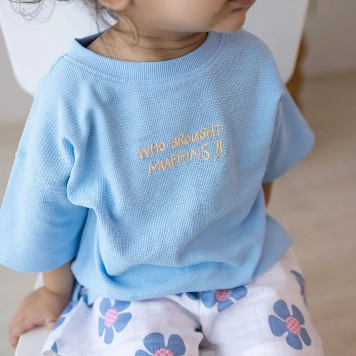 Mellow Muffin Tee - Blue