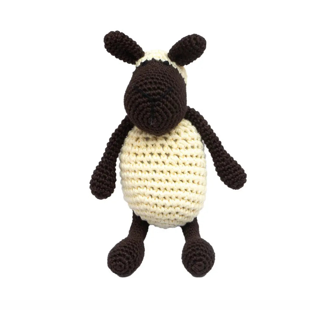 Happy Threads Handcrafted Crochet Sheep Toy – Soft, Cuddly &amp; Adorable Gift