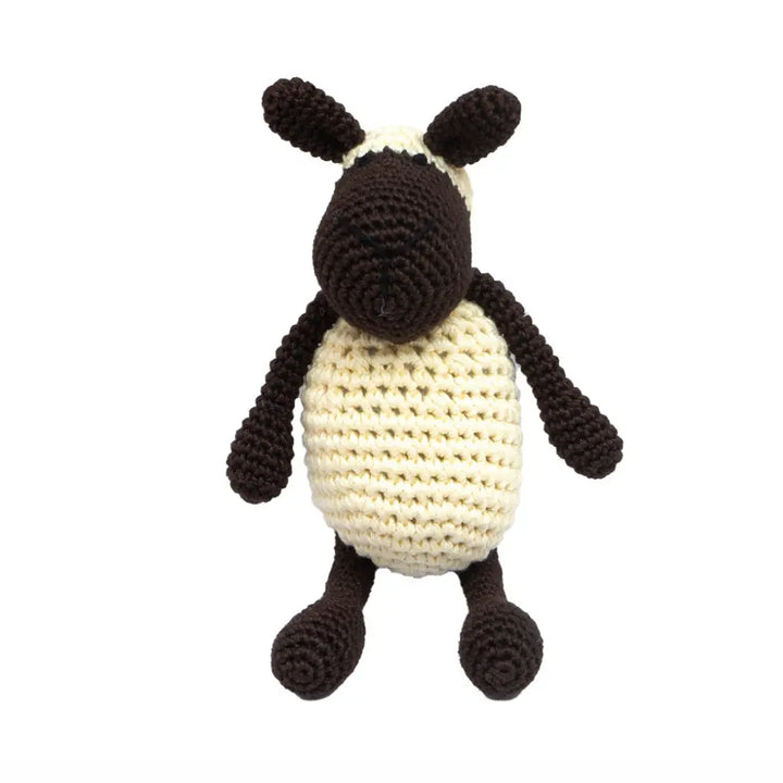 Happy Threads Handcrafted Crochet Sheep Toy – Soft, Cuddly &amp; Adorable Gift