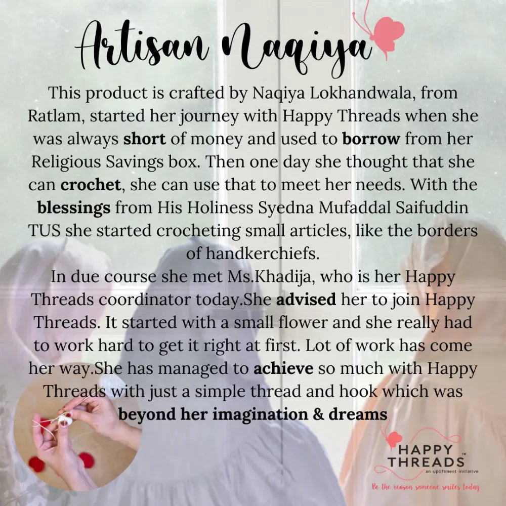 Happy Threads Cuddly Bunnies Rattle Toy- Handmade Baby Toy for Early Play