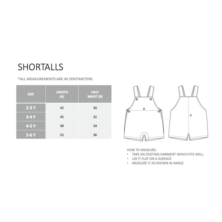 Krawl Kids Shortalls - Green