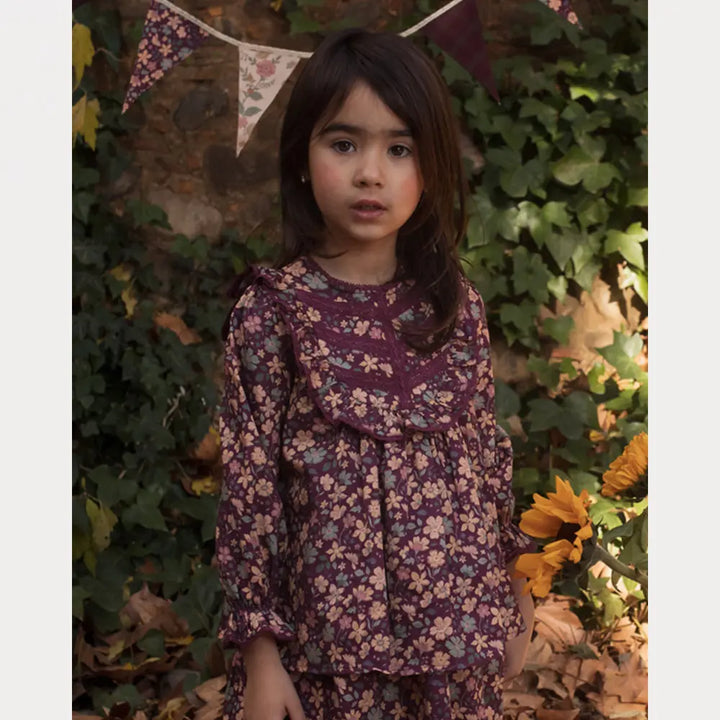 Early Sunday Lauren Blouse - Plum