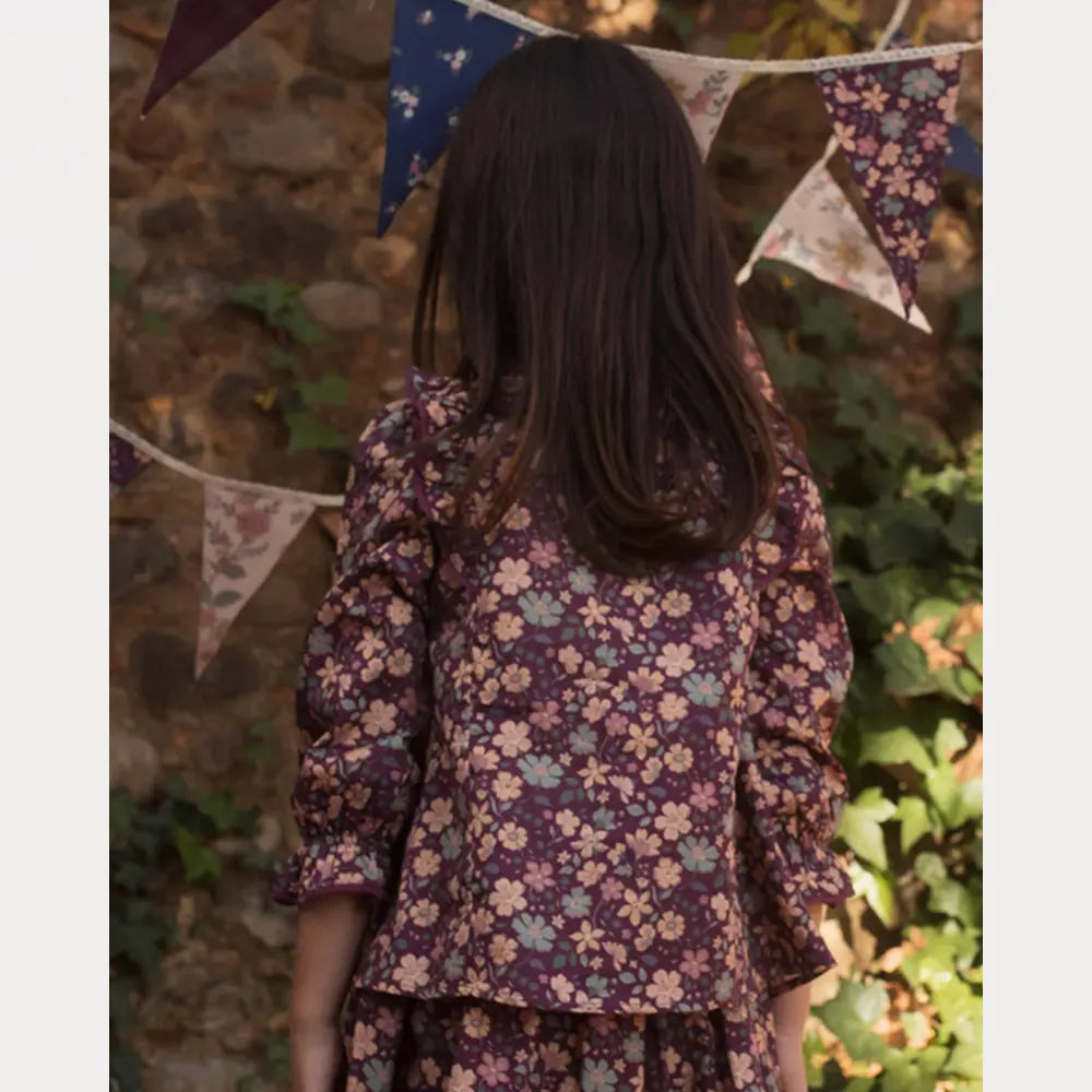 Early Sunday Lauren Blouse - Plum