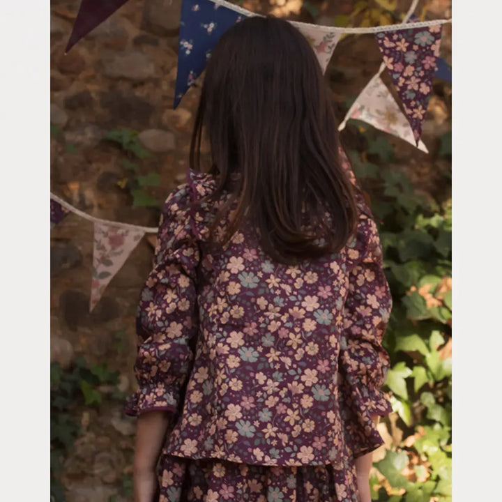 Early Sunday Lauren Blouse - Plum
