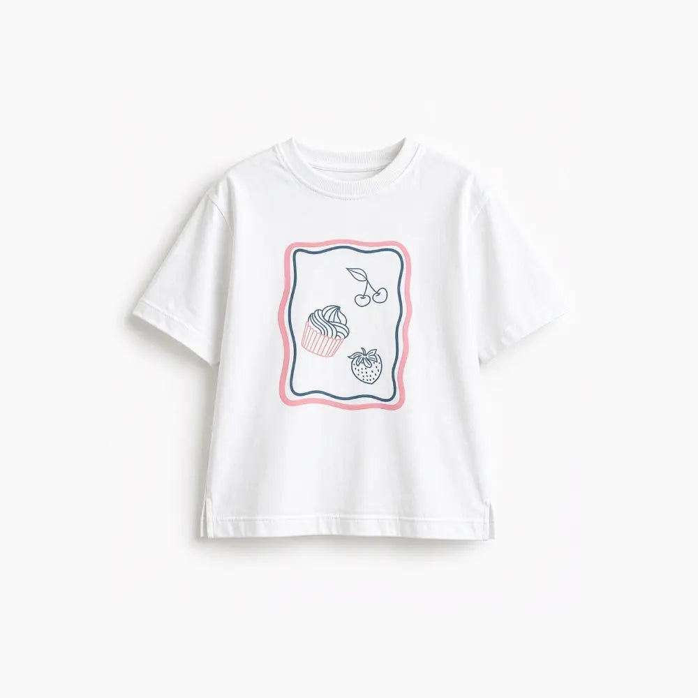 Mellow Muffin The Playful Kid Tee - Pink Edit