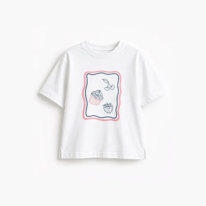 Mellow Muffin The Playful Kid Tee - Pink Edit