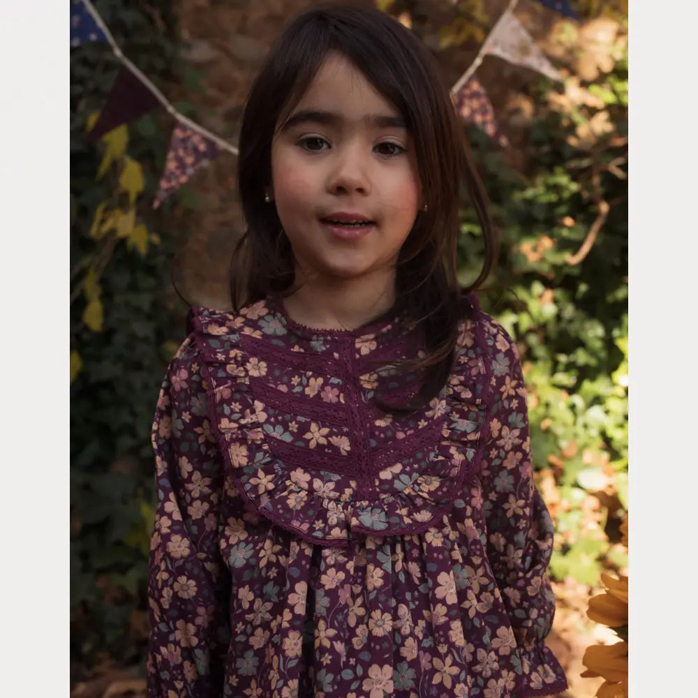 Early Sunday Lauren Blouse - Plum