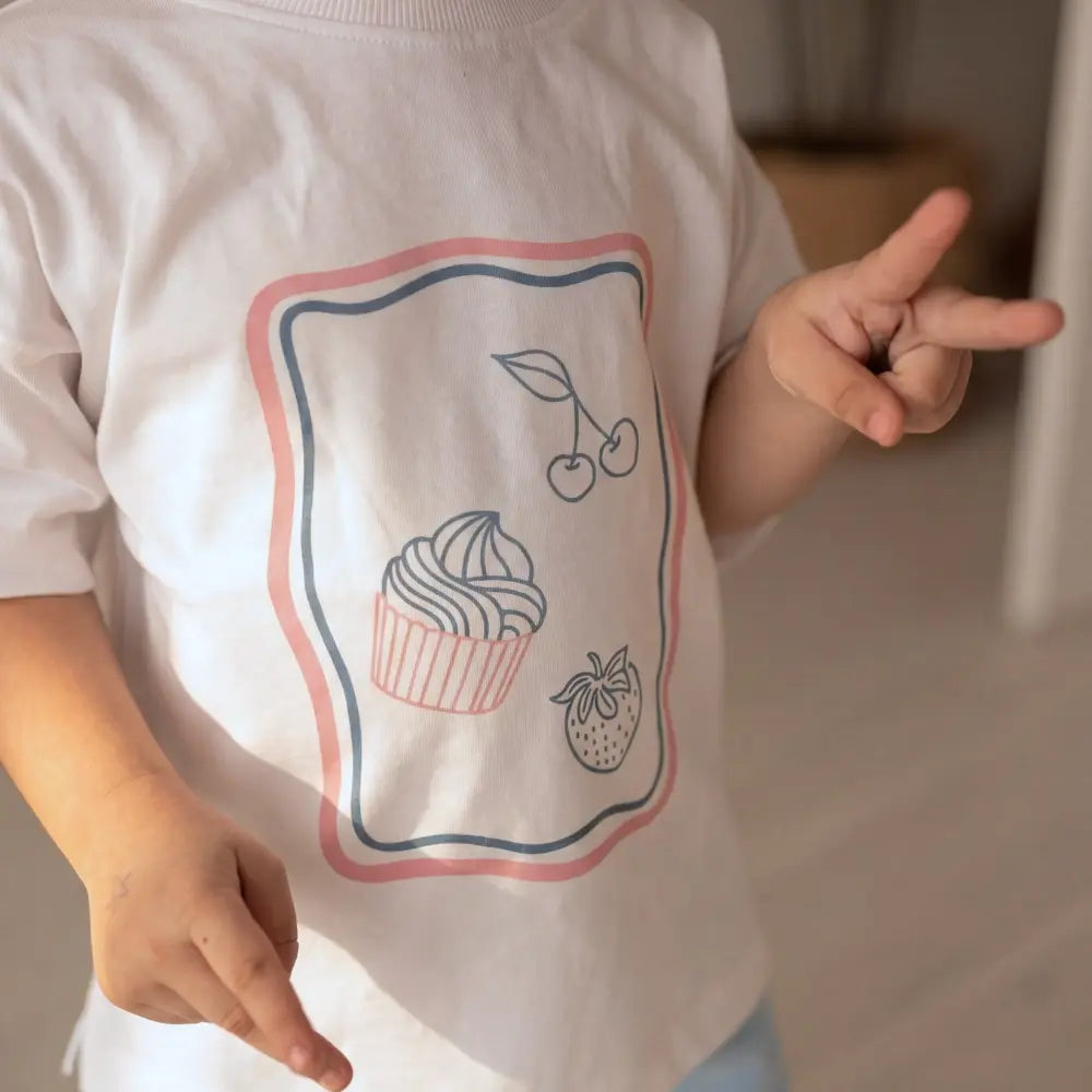 Mellow Muffin The Playful Kid Tee - Pink Edit