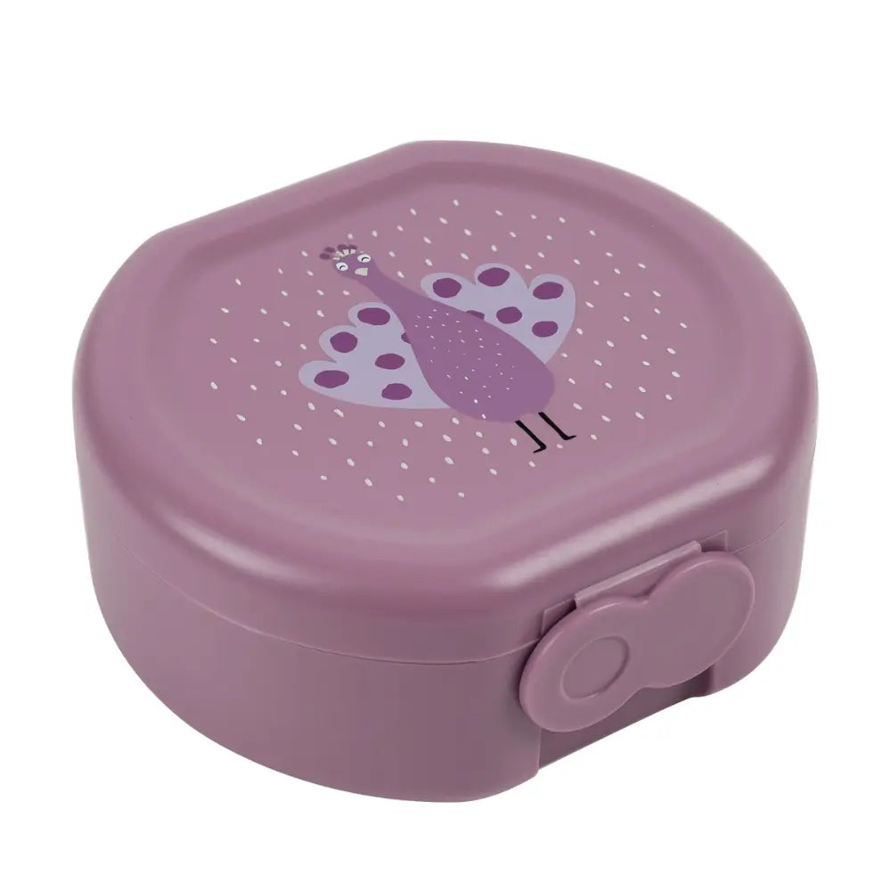 Trixie Kids Snack Box Set | 2-Piece Lunch &amp; Snack Storage Boxes with Easy Clip Closure, Dishwasher-Safe Design for School &amp; Travel | 3 Years Onwards | Mrs. Peacock