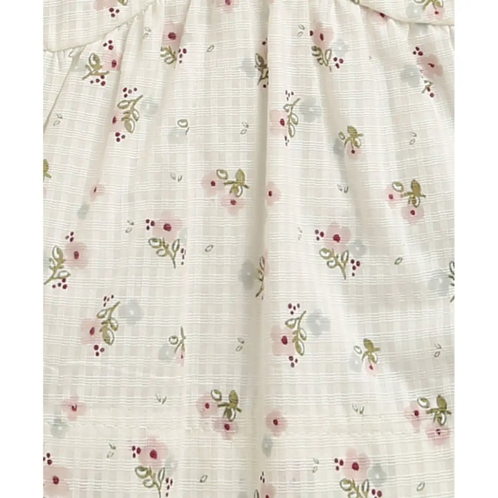 Sweetlime By As Organic Cotton Sweet Meadow Bloom Set - White