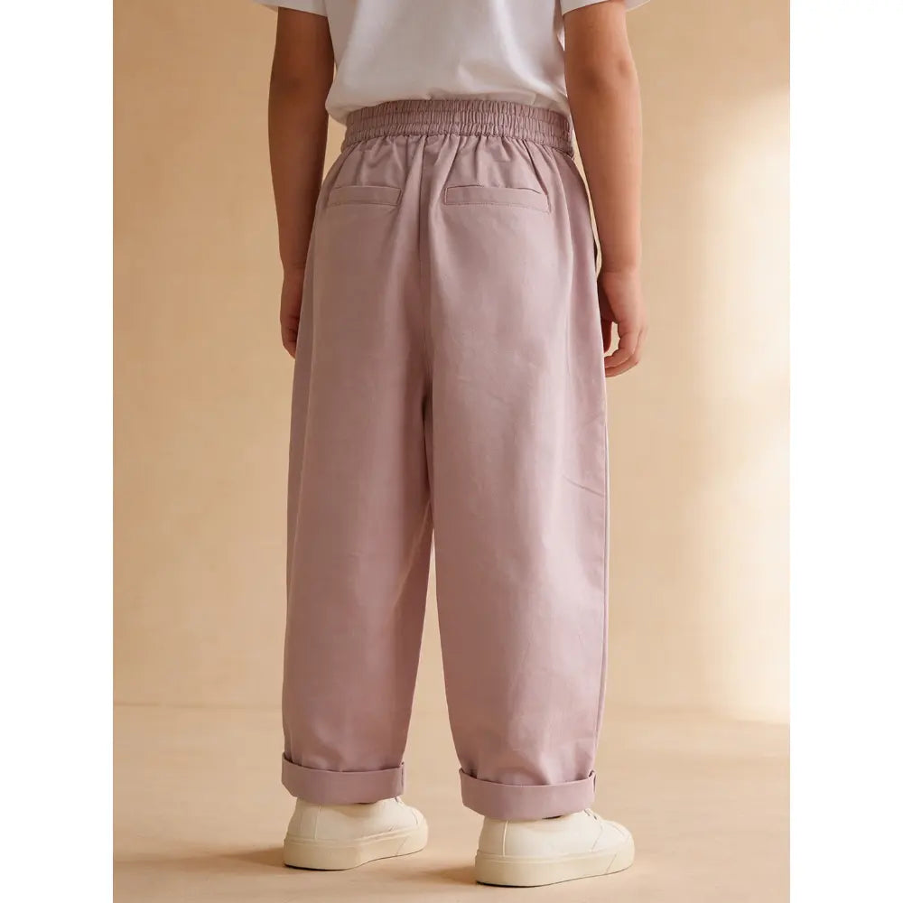 The Baby Trunk Unisex Comfy Solid Pants - Pink